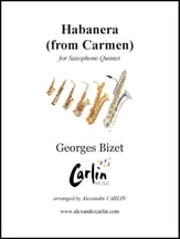 Habanera (from Carmen) by Georges Bizet P.O.D cover